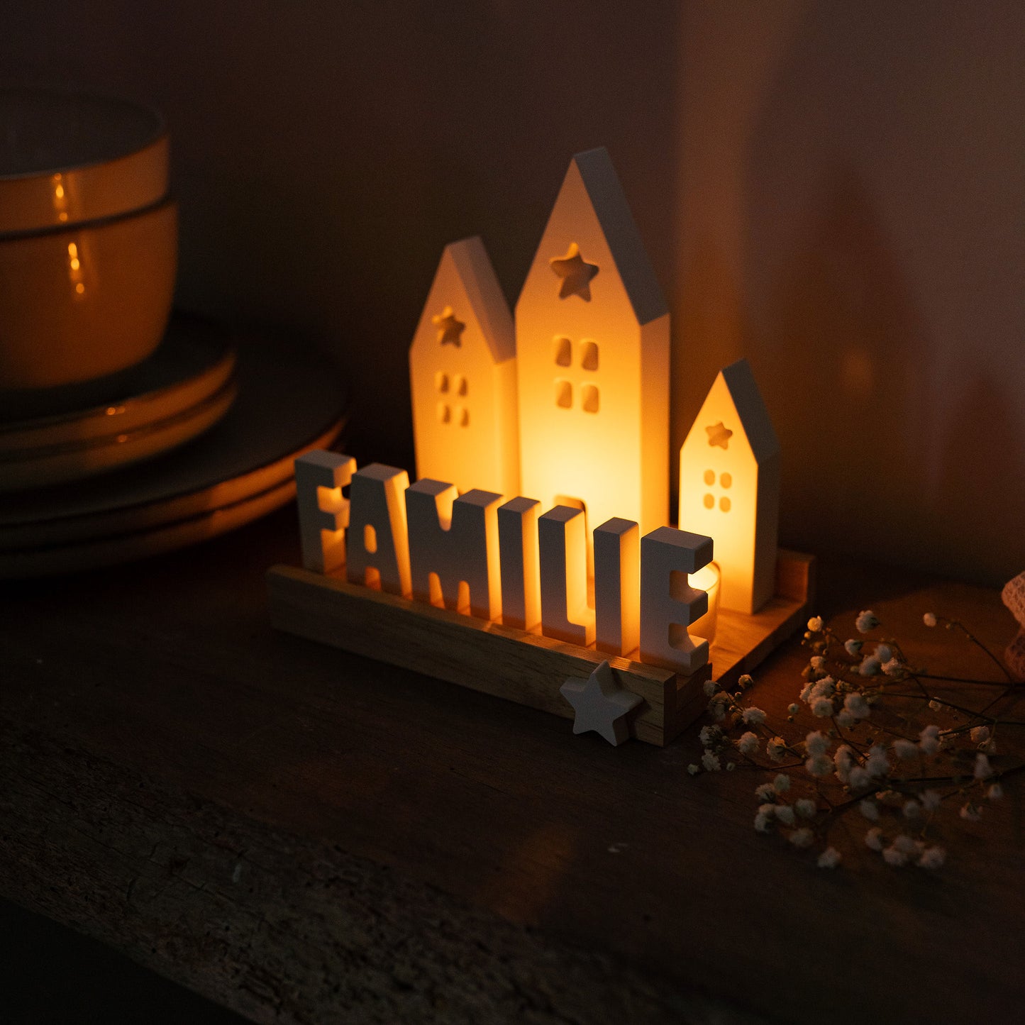 Kerzenhalter Familie Raysin