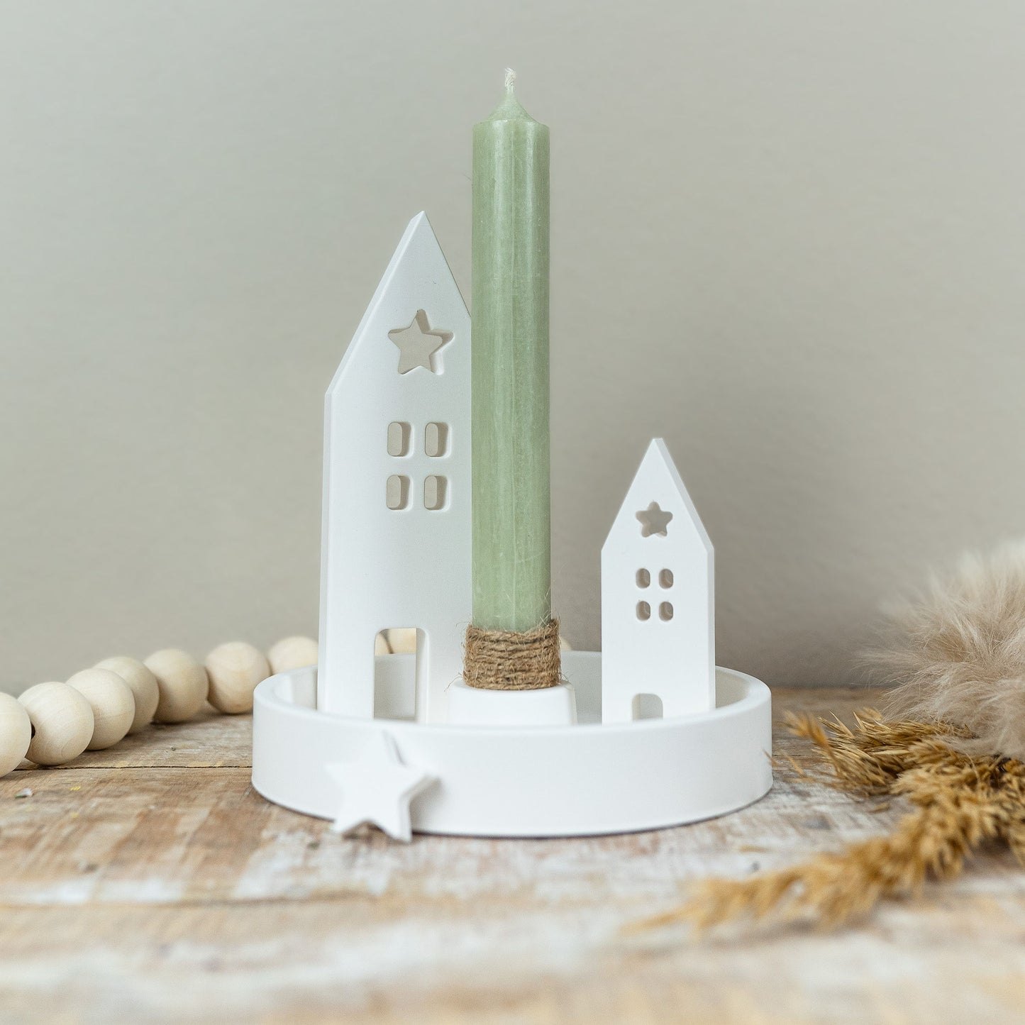 Hygge Kerzenteller Nordlicht