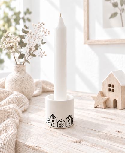 Hygge Kerzenhalter Weihnachtsstadt