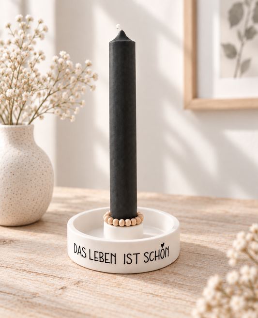 Hygge Kerzentekller Das Leben ist schön