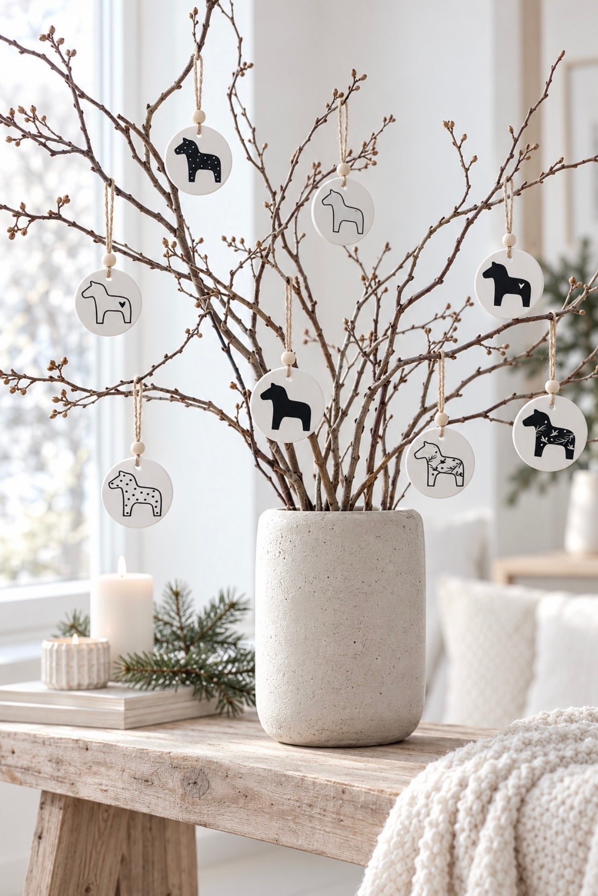 Hygge Anhänger Dala (8 Stk.)