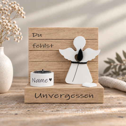 Kerzenhalter Andenken Trauer 