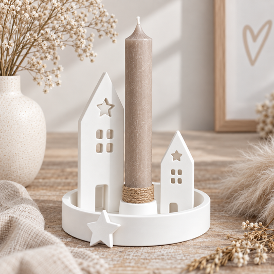 Hygge Kerzenteller Nordlicht