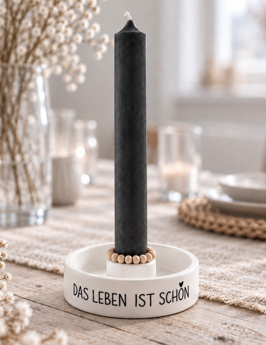 Hygge Kerzentekller Das Leben ist schön